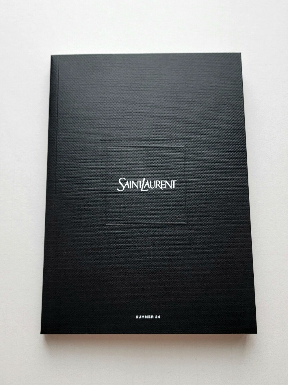 Saint Laurent Look Book Mens Summer 2024 Fashion Coffee Table Designer Catalog